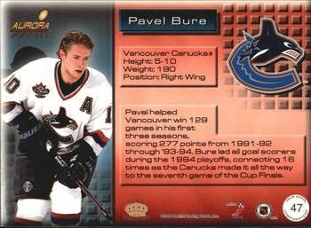 1998-99 Pacific Aurora - Championship Fever #47 Pavel Bure Back