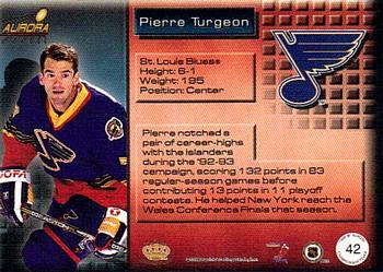 1998-99 Pacific Aurora - Championship Fever #42 Pierre Turgeon Back