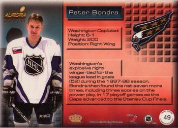 1998-99 Pacific Aurora - Championship Fever #49 Peter Bondra Back