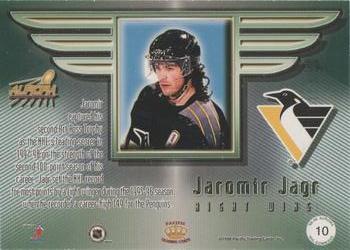 1998-99 Pacific Aurora - NHL Command #10 Jaromir Jagr Back