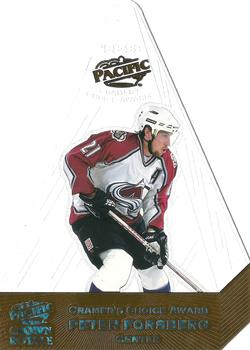 1998-99 Pacific Crown Royale - Cramer's Choice Jumbos #4 Peter Forsberg Front