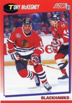 1991-92 Score Canadian Bilingual #104 Tony McKegney Front