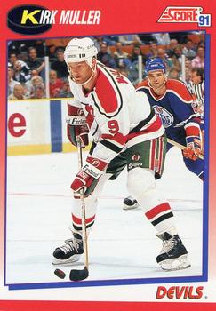 1991-92 Score Canadian Bilingual #110 Kirk Muller Front