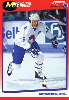 1991-92 Score Canadian Bilingual #112 Mike Hough Front