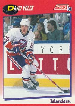 1991-92 Score Canadian Bilingual #88 David Volek Front