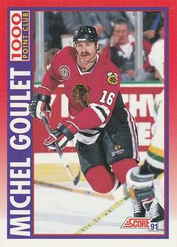 1991-92 Score Canadian Bilingual #265 Michel Goulet Front