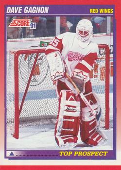 1991-92 Score Canadian Bilingual #277 Dave Gagnon Front