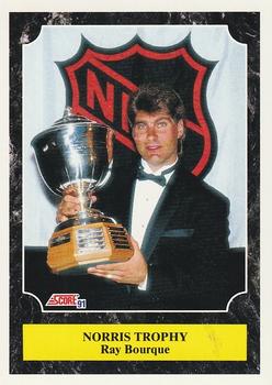 1991-92 Score Canadian Bilingual #319 Ray Bourque Front