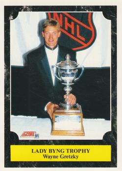 1991-92 Score Canadian Bilingual #324 Wayne Gretzky Front