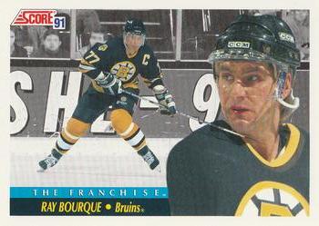 1991-92 Score Canadian Bilingual #331 Ray Bourque Front