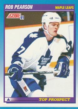 1991-92 Score Canadian Bilingual #341 Rob Pearson Front