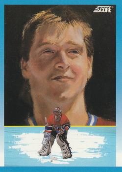 1991-92 Score Canadian Bilingual #372 Patrick Roy Front