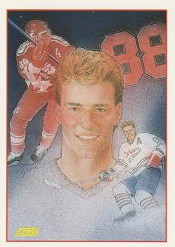 1991-92 Score Canadian Bilingual #384 Eric Lindros Front