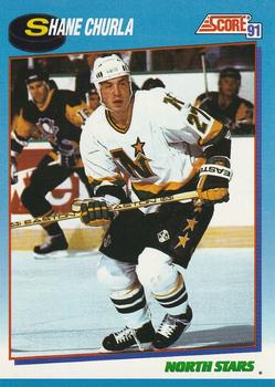 1991-92 Score Canadian Bilingual #542 Shane Churla Front