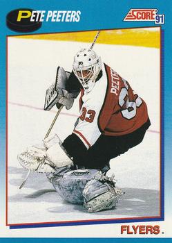 1991-92 Score Canadian Bilingual #544 Pete Peeters Front
