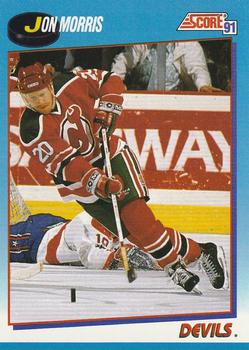 1991-92 Score Canadian Bilingual #548 Jon Morris Front