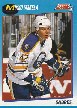1991-92 Score Canadian Bilingual #549 Mikko Makela Front