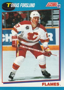 1991-92 Score Canadian Bilingual #629 Tomas Forslund Front