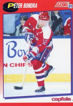 1991-92 Score Canadian Bilingual #216 Peter Bondra Front
