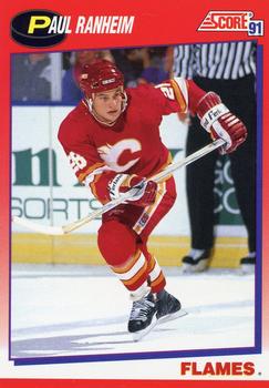 1991-92 Score Canadian Bilingual #21 Paul Ranheim Front