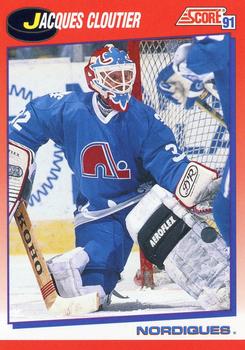 1991-92 Score Canadian Bilingual #236 Jacques Cloutier Front
