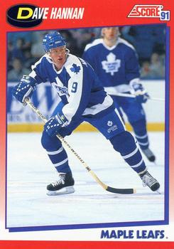1991-92 Score Canadian Bilingual #241 Dave Hannan Front