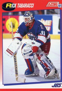 1991-92 Score Canadian Bilingual #244 Rick Tabaracci Front