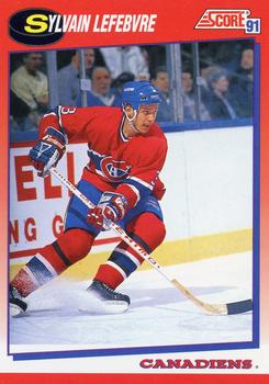 1991-92 Score Canadian Bilingual #245 Sylvain Lefebvre Front