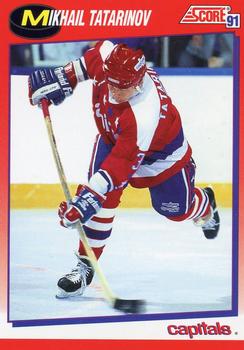 1991-92 Score Canadian Bilingual #37 Mikhail Tatarinov Front