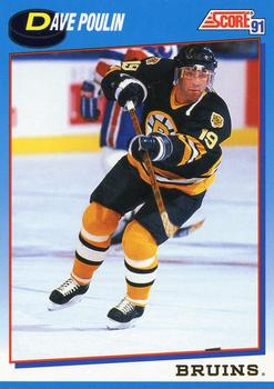 1991-92 Score Canadian Bilingual #452 Dave Poulin Front