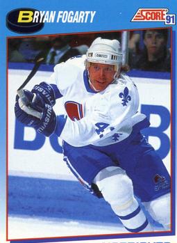 1991-92 Score Canadian Bilingual #457 Bryan Fogarty Front