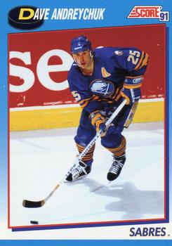 1991-92 Score Canadian Bilingual #497 Dave Andreychuk Front