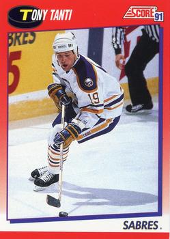 1991-92 Score Canadian Bilingual #49 Tony Tanti Front