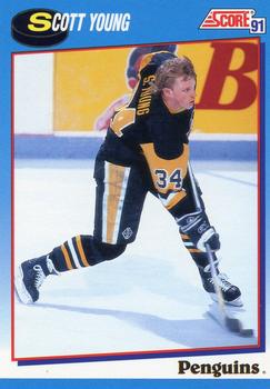 1991-92 Score Canadian Bilingual #507 Scott Young Front