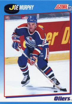 1991-92 Score Canadian Bilingual #519 Joe Murphy Front