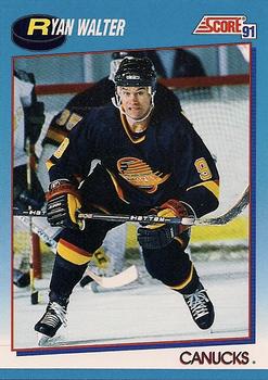 1991-92 Score Canadian Bilingual #591 Ryan Walter Front