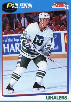1991-92 Score Canadian Bilingual #593 Paul Fenton Front