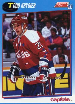 1991-92 Score Canadian Bilingual #637 Todd Krygier Front
