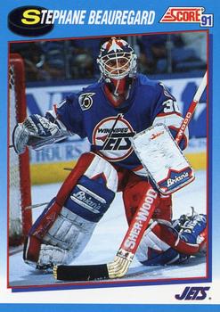 1991-92 Score Canadian Bilingual #638 Stephane Beauregard Front