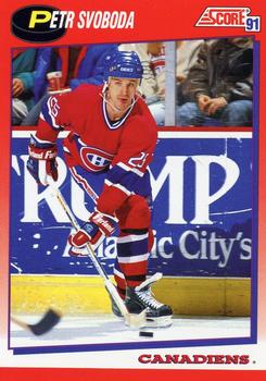 1991-92 Score Canadian Bilingual #95 Petr Svoboda Front