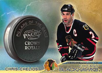 1998-99 Pacific Crown Royale - Pillars of the Game #5 Chris Chelios Front