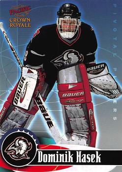 1998-99 Pacific Crown Royale - Pivotal Players #2 Dominik Hasek Front