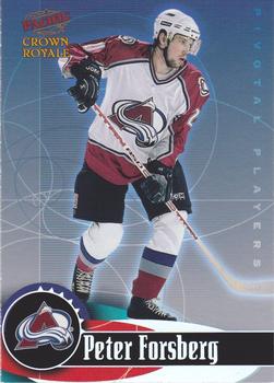 1998-99 Pacific Crown Royale - Pivotal Players #4 Peter Forsberg Front