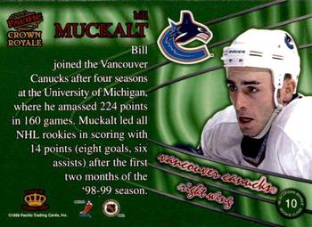 1998-99 Pacific Crown Royale - Rookie Class #10 Bill Muckalt Back