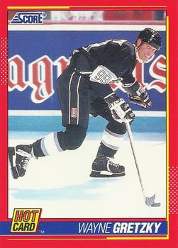 1991-92 Score American - Hot Cards #2 Wayne Gretzky Front