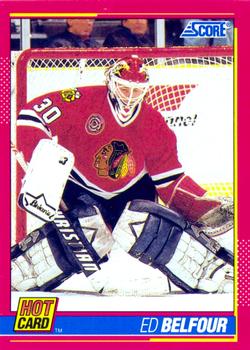 1991-92 Score American - Hot Cards #9 Ed Belfour Front