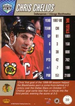 1998-99 Pacific Dynagon Ice - Red #39 Chris Chelios Back