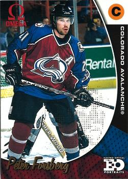1998-99 Pacific Omega - EO Portraits #4 Peter Forsberg Front