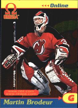 1998-99 Pacific Omega - Online #19 Martin Brodeur Front