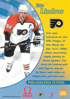 1998-99 Pacific Omega - Online #26 Eric Lindros Back